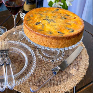 Quiche Caprese