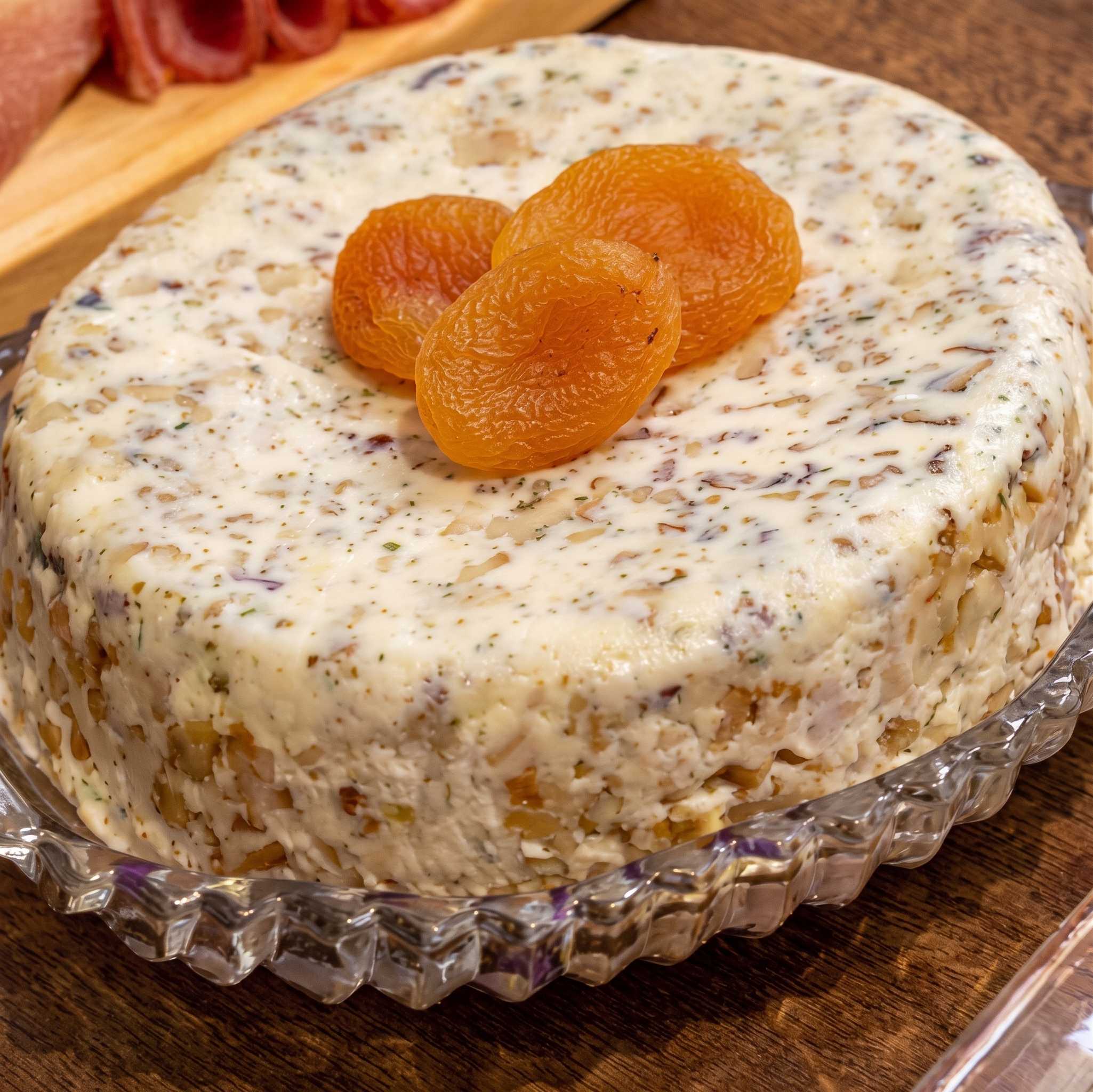 Terrine de Gorgonzola com acompanhamentos gourmet